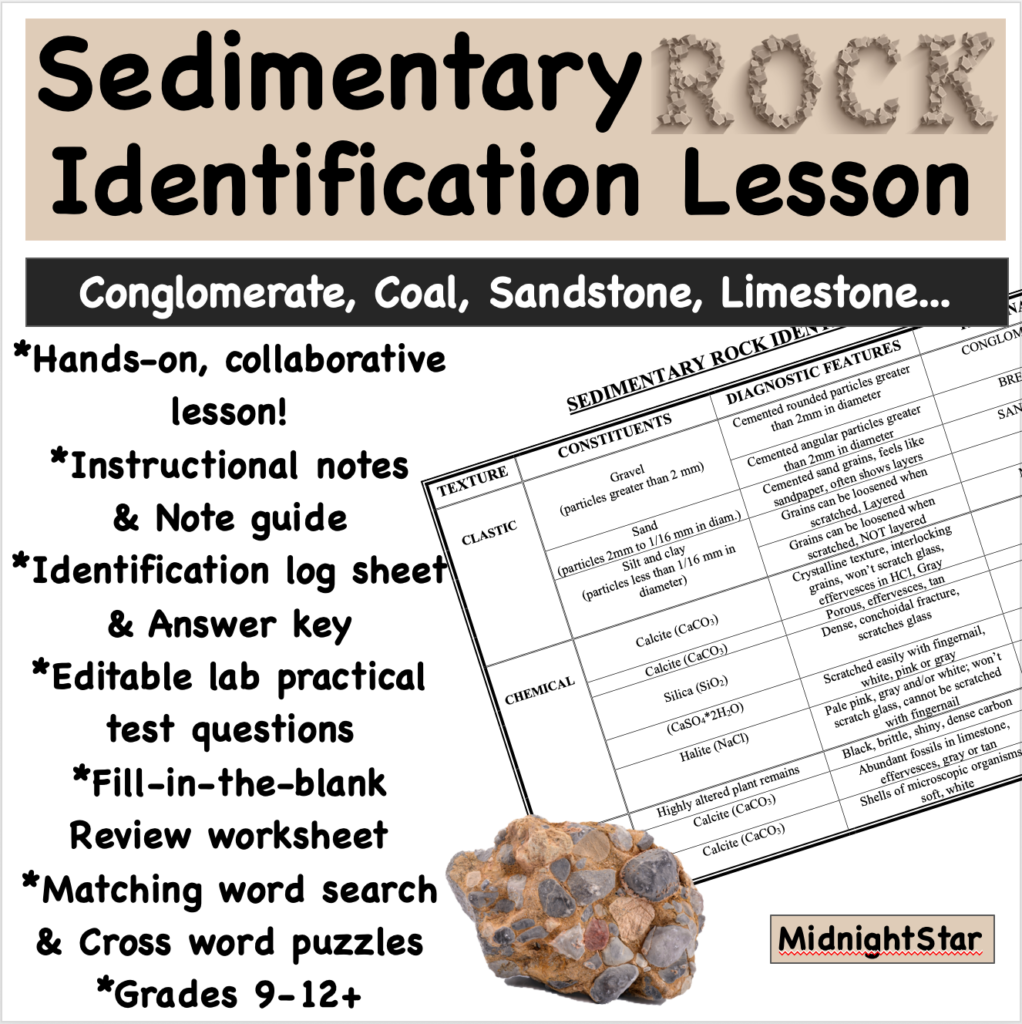 Sedimentary Rock Identification Lesson
